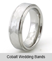 Cobalt Wedding Bands