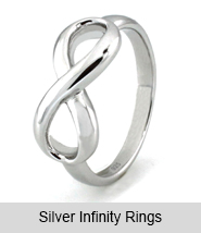 Silver Infinity Rings